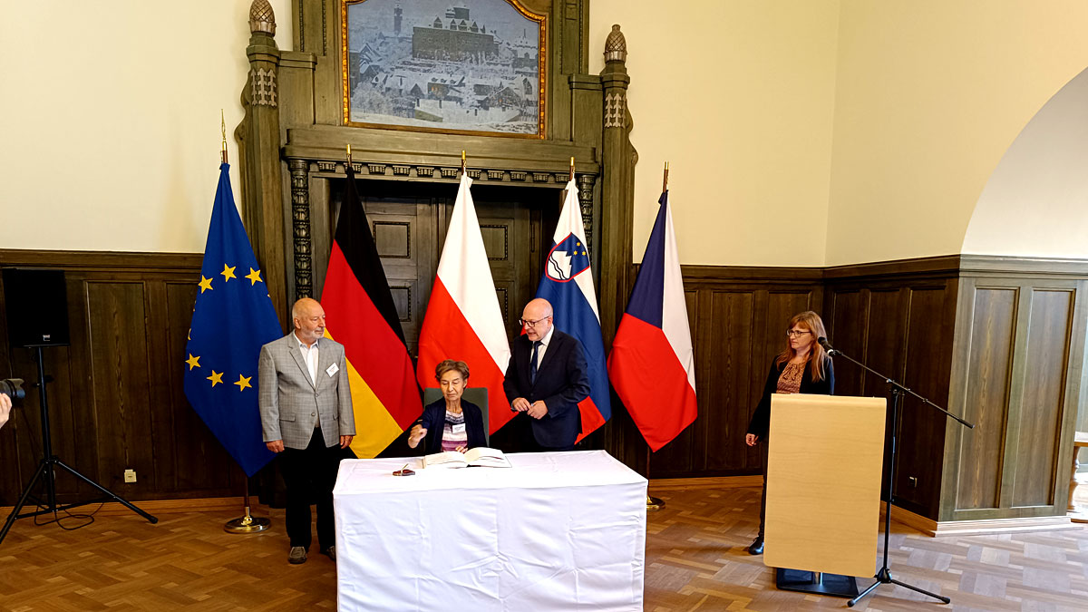 Paweł und Halina Kapituła aus unserer Partnerstadt Łódź.